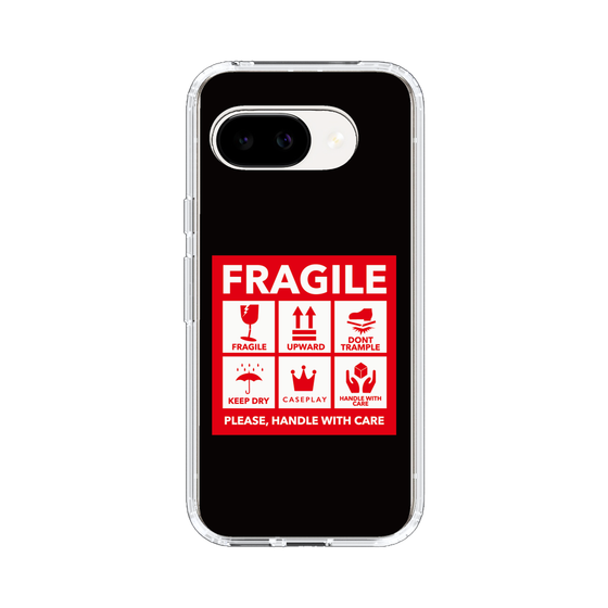 スリムプロテクションケース［ FRAGILE Sticker - Black ］
