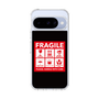 スリムプロテクションケース［ FRAGILE Sticker - Black ］
