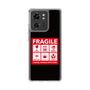 スリムプロテクションケース［ FRAGILE Sticker - Black ］