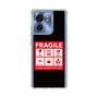スリムプロテクションケース［ FRAGILE Sticker - Black ］