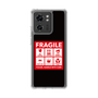 スリムプロテクションケース［ FRAGILE Sticker - Black ］