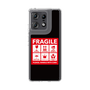 スリムプロテクションケース［ FRAGILE Sticker - Black ］