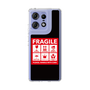 スリムプロテクションケース［ FRAGILE Sticker - Black ］