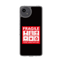 スリムプロテクションケース［ FRAGILE Sticker - Black ］