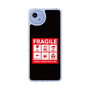 スリムプロテクションケース［ FRAGILE Sticker - Black ］