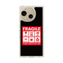 スリムプロテクションケース［ FRAGILE Sticker - Black ］