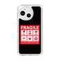 スリムプロテクションケース［ FRAGILE Sticker - Black ］