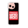 スリムプロテクションケース［ FRAGILE Sticker - Black ］