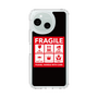 スリムプロテクションケース［ FRAGILE Sticker - Black ］