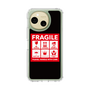 スリムプロテクションケース［ FRAGILE Sticker - Black ］