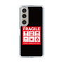 スリムプロテクションケース［ FRAGILE Sticker - Black ］