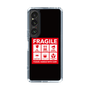 スリムプロテクションケース［ FRAGILE Sticker - Black ］