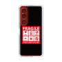 スリムプロテクションケース［ FRAGILE Sticker - Black ］