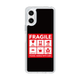 スリムプロテクションケース［ FRAGILE Sticker - Black ］