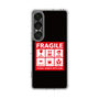 スリムプロテクションケース［ FRAGILE Sticker - Black ］