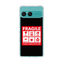 スリムプロテクションケース［ FRAGILE Sticker - Black ］