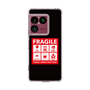 スリムプロテクションケース［ FRAGILE Sticker - Black ］