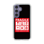 スリムプロテクションケース［ FRAGILE Sticker - Black ］