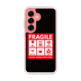 スリムプロテクションケース［ FRAGILE Sticker - Black ］