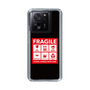 スリムプロテクションケース［ FRAGILE Sticker - Black ］