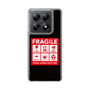 スリムプロテクションケース［ FRAGILE Sticker - Black ］