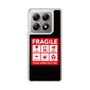 スリムプロテクションケース［ FRAGILE Sticker - Black ］