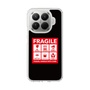 スリムプロテクションケース［ FRAGILE Sticker - Black ］