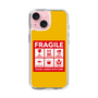 スリムプロテクションケース［ FRAGILE Sticker - Yellow ］