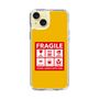 スリムプロテクションケース［ FRAGILE Sticker - Yellow ］