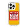 スリムプロテクションケース［ FRAGILE Sticker - Yellow ］