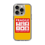 スリムプロテクションケース［ FRAGILE Sticker - Yellow ］