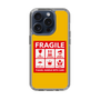 スリムプロテクションケース［ FRAGILE Sticker - Yellow ］