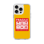 スリムプロテクションケース［ FRAGILE Sticker - Yellow ］