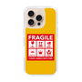 スリムプロテクションケース［ FRAGILE Sticker - Yellow ］