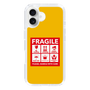 スリムプロテクションケース［ FRAGILE Sticker - Yellow ］