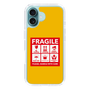 スリムプロテクションケース［ FRAGILE Sticker - Yellow ］