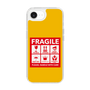 スリムプロテクションケース［ FRAGILE Sticker - Yellow ］