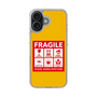 スリムプロテクションケース［ FRAGILE Sticker - Yellow ］