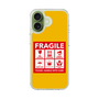 スリムプロテクションケース［ FRAGILE Sticker - Yellow ］