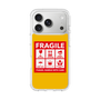 スリムプロテクションケース［ FRAGILE Sticker - Yellow ］