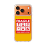 スリムプロテクションケース［ FRAGILE Sticker - Yellow ］