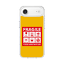スリムプロテクションケース［ FRAGILE Sticker - Yellow ］