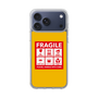 スリムプロテクションケース［ FRAGILE Sticker - Yellow ］