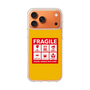スリムプロテクションケース［ FRAGILE Sticker - Yellow ］