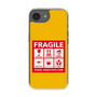 スリムプロテクションケース［ FRAGILE Sticker - Yellow ］