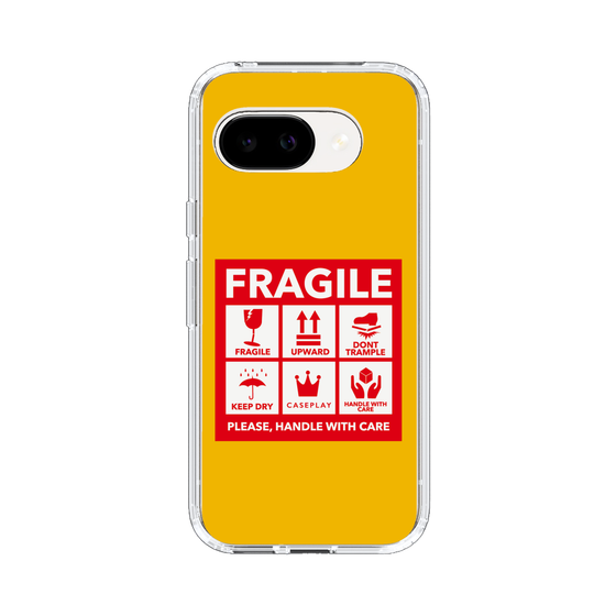 スリムプロテクションケース［ FRAGILE Sticker - Yellow ］