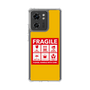 スリムプロテクションケース［ FRAGILE Sticker - Yellow ］
