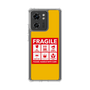 スリムプロテクションケース［ FRAGILE Sticker - Yellow ］