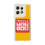 スリムプロテクションケース［ FRAGILE Sticker - Yellow ］