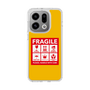 スリムプロテクションケース［ FRAGILE Sticker - Yellow ］